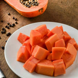 1 Papaya Plant Live Size 7-10" in 4in Pot, Perfect for Containers, Tropical Fruit for Small Spaces, No CA