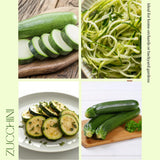 Set 50 Seeds Zucchini Seeds for Planting, Dark Green Zucchini Seeds, Summer Squash Seed for Indoor Outdoor Planting