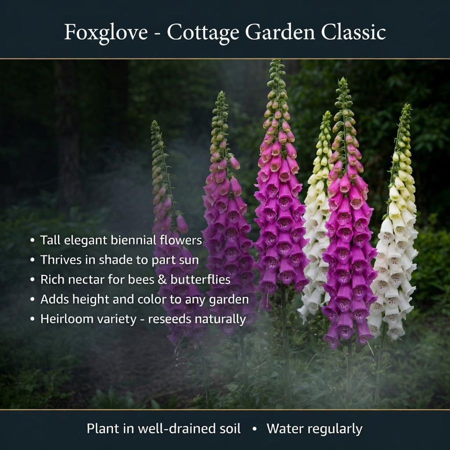 Pink Foxglove Live Plant 3-5 Inches Tall, Pink Foxglove Plant 3 Inch Pot, Flowering Perennial for Outdoor Garden