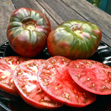 Lot 4 Tomato Plants Live for Planting Outdoors, Large and Juicy Tomatoes, Well Rooted, 6 to 8 Inch - Cherokee Purple Tomato