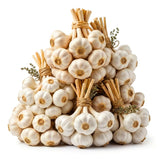 1 LB Jumbo Size Softneck Garlic for Planting in Spring, Soft Neck Garlic Bulbs for Planting, Fresh and High Yield, Cold Hardy, Fast-Growing, 5-6 Bulbs Garlic