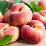 Donut Peach Tree Live Plant, 1.5-3 Ft in Tall, Peach Trees Fruit for Planting, Winter Hardy, No CA