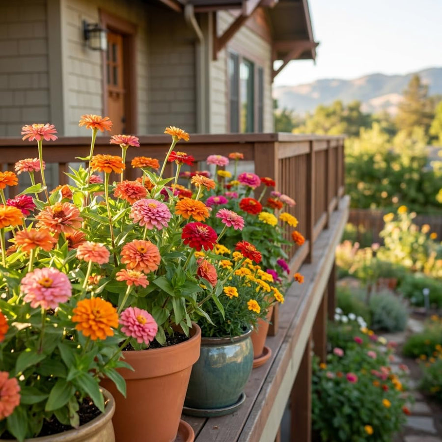 Pack of 1000 Zinnia Seeds, Mix Zinnia Seeds for Planting, Colorful Summer Blooms, Long Lasting Annual Flowers for Indoor Outdoor Garden