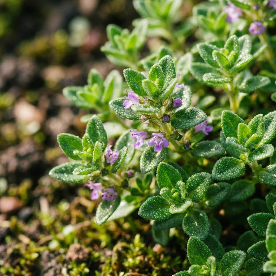 Set 2000 Thyme Seeds for Planting, Hardy Thyme, Greem Thyme Herb Seeds, Perennial Herb for Containers, Borders and Outdoor Garden