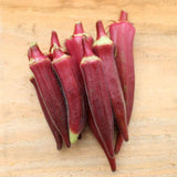 50 Count Red Okra Seeds for Planting, Red Okra Vegetable Seeds for Garden Planting and Yard Growing