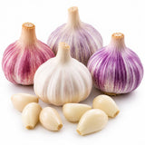 4 Mix Garlic Bulbs for Planting, Assorted Heirloom Garlic Seed Bulbs, Hardneck and Softneck Varieties, High Yield Garlic for Fall, Spring Planting