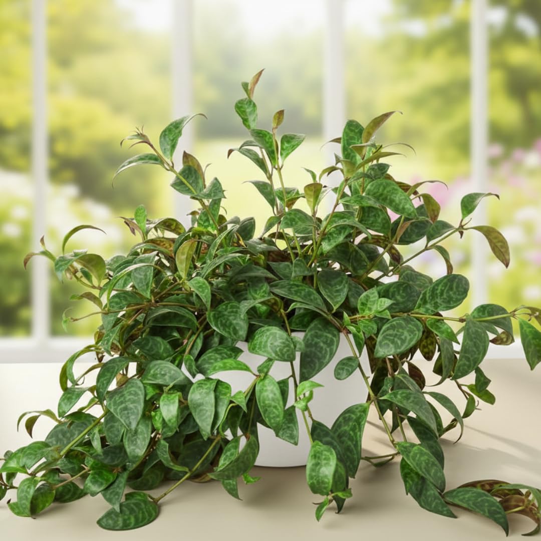 2 Black Pagoda Lipstick Vine Plant, Lipstick Plants Live, 4 Inches Pot for Planting