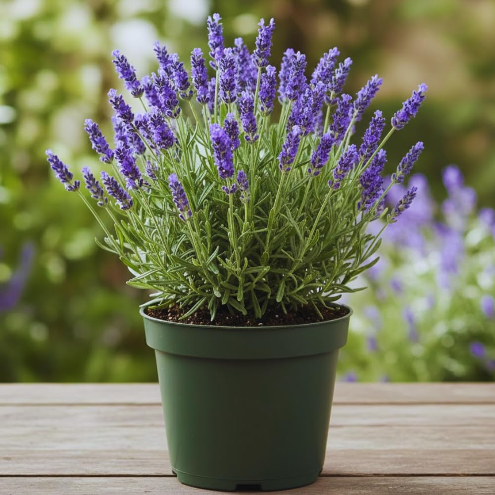 2 Lavender Plants Live Outdoor, Live Lavender Plant, 3 Inches Pot, Fragrant Perennial Herb Gardening Outdoor Indoor