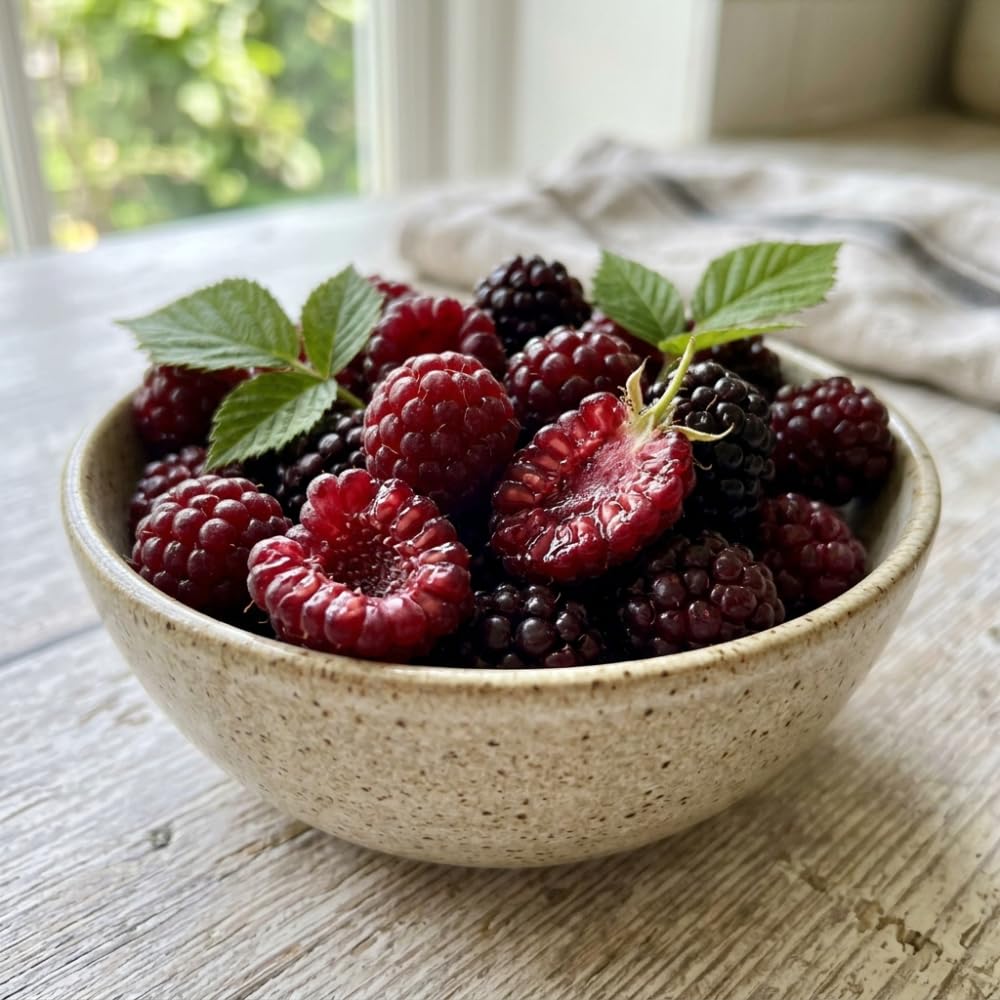 Thornless Boysenberry Plant, Boysenberry Plant for Planting, 5-7 Inc Tall, Sweet Boysenberries for Indoor Outdoor Growing