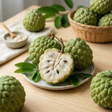 Sugar Apple Tree Live Plant, Sugar Apple Plant Live, 4-8 Inc Tall, 4 Inc Pot, Sweet Tropical Fruit Tree for Container and Outdoor Garden