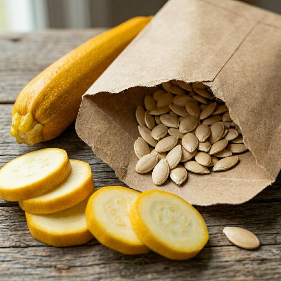 Set 75 Seeds Zucchini Seeds for Planting, Golden Zucchini Seeds, Summer Squash Seed for Indoor Outdoor Planting