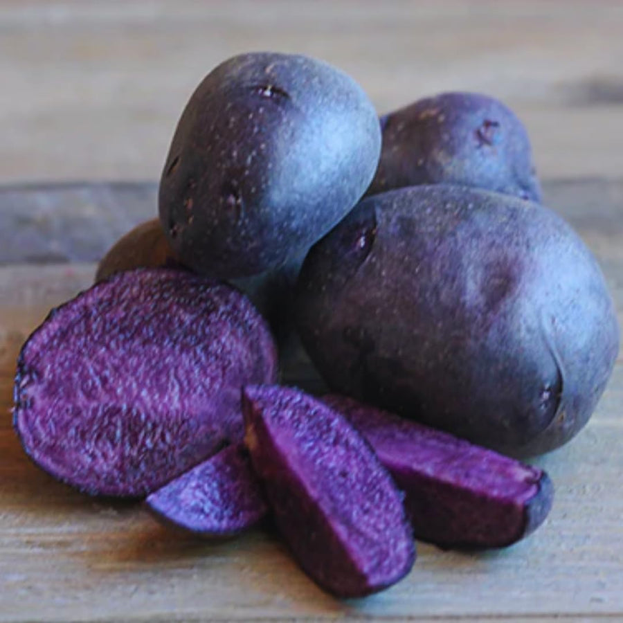 2 Lbs Purple Potato Tubers High Yielding for Outdoor Planting, Vegetables Potatoes Plants Bulbs Seeds, Heirloom Seed Potato Live Tuber