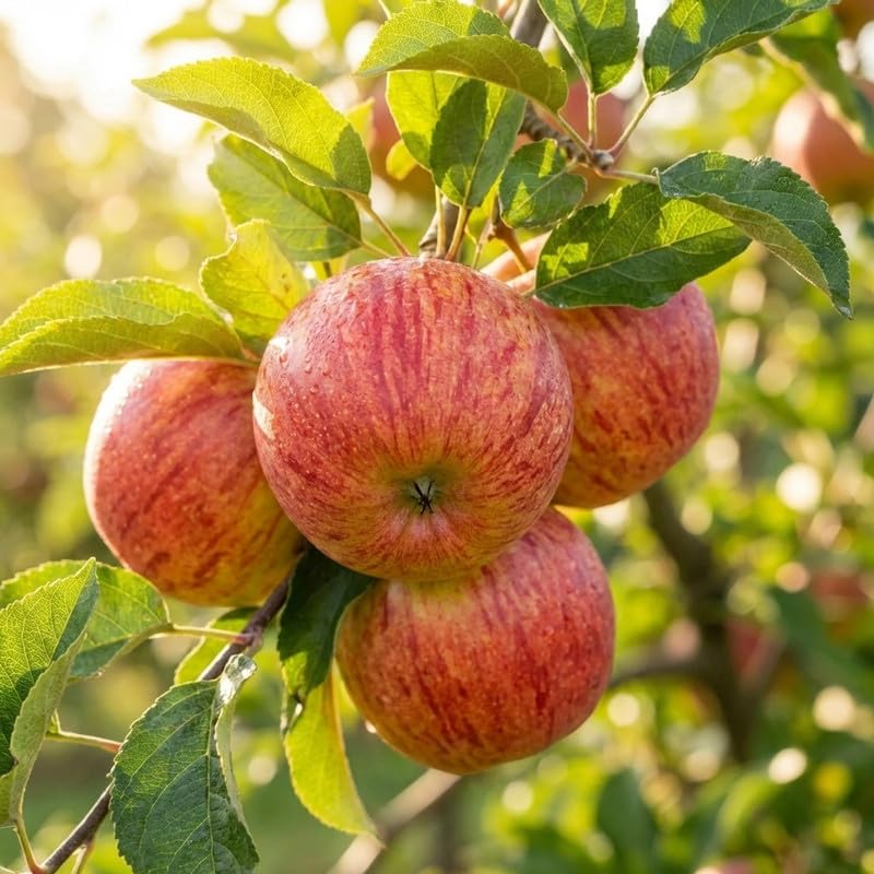 Sweet Apple Tree 2–3 Ft Tall, Fruit Apple Tree Plant for Outdoor Garden, Sweet Crisp Apples for Backyard Orchard or Home Garden Growing