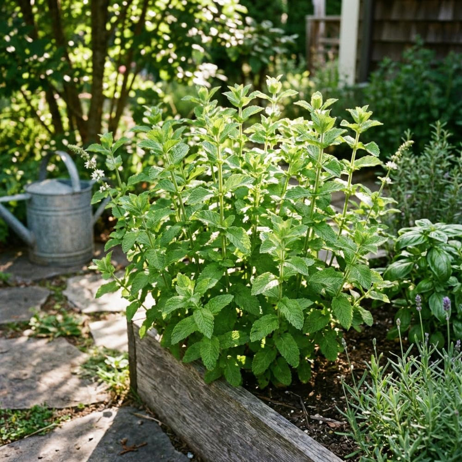 Mojito Mint Plant Live for Planting, Mint Herb Seedlings Well Rooted from 4 to 6 Inches Tall, Fragrant Leaves for Outdoor Garden