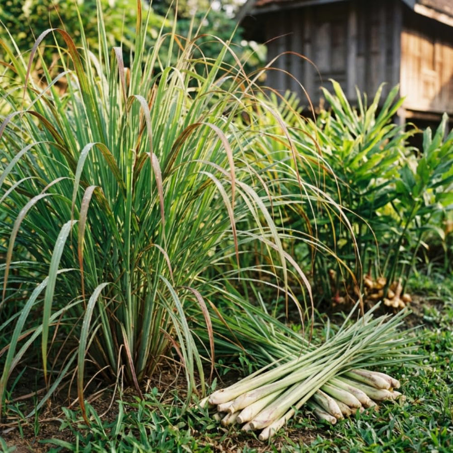 Set 100 Lemongrass Seeds for Planting, Lemongrass Seeds, Heirloom Culinary Herb for Indoor Outdoor Growing