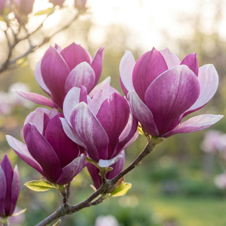 Magnolia Tree Live Plant in 2.5'' Pot, Magnolia Starter Tree, Ornamental Flowering Tree, Outdoor or Container Growing (Jane Magnolia)