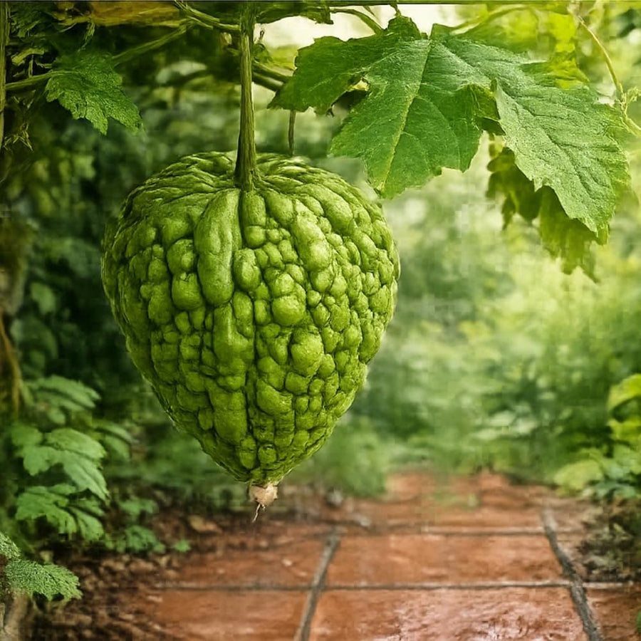 20 Bitter Melon Vegetable Seeds, Bitter Gourd Seeds for Outdoor Planting (Heart)