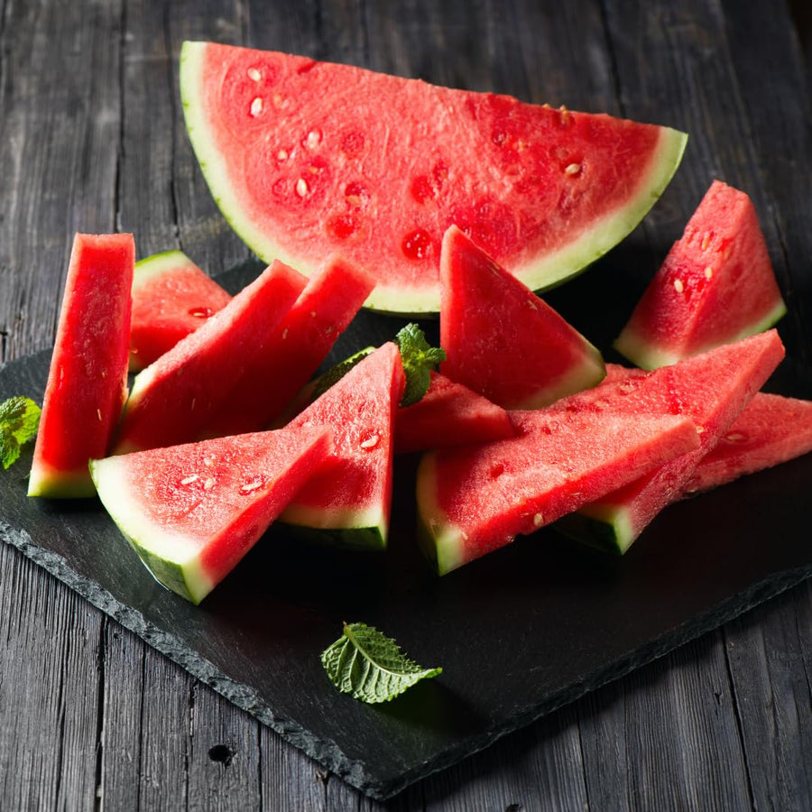 2 Watermelon Plants Live, 4 to 6 Inches Tall, Sweet Fruit Plants, Sweet Melon Starter Plants for Outdoor Gardens