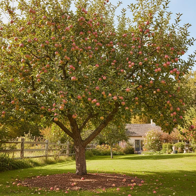 Pink Apple Tree 2–3 Ft Tall, Fruit Apple Tree Plant for Outdoor Garden, Sweet Crisp Apples for Backyard Orchard or Home Garden Growing
