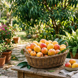 Live Mango Tree 22-26'' Tall in 1 Gallon Pot, Tropical Sweet Fruit Tree, 2 Ft Young Plant, Ready to Grow Outdoor