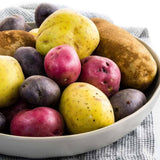 2 Lbs Mixed Potato Tubers High Yielding for Outdoor Planting,Vegetables Potatoes Plants Bulbs Seeds, Heirloom Seed Potato Live Tuber: Purple, Yellow, Red