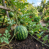 Sugar Watermelon Live Vine Plant, 5 Inches Tall in 4 Inch Pot, Watermelon Fruit Vine, Sweet Fruit Plant for Outdoor Garden