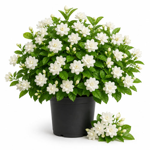 Live Sambac Jasmine Plant, Well Rooted Jasmine Vine in Gallon Pot, Extremely Fragrant, Hardy, Indoor Outdoor Planting
