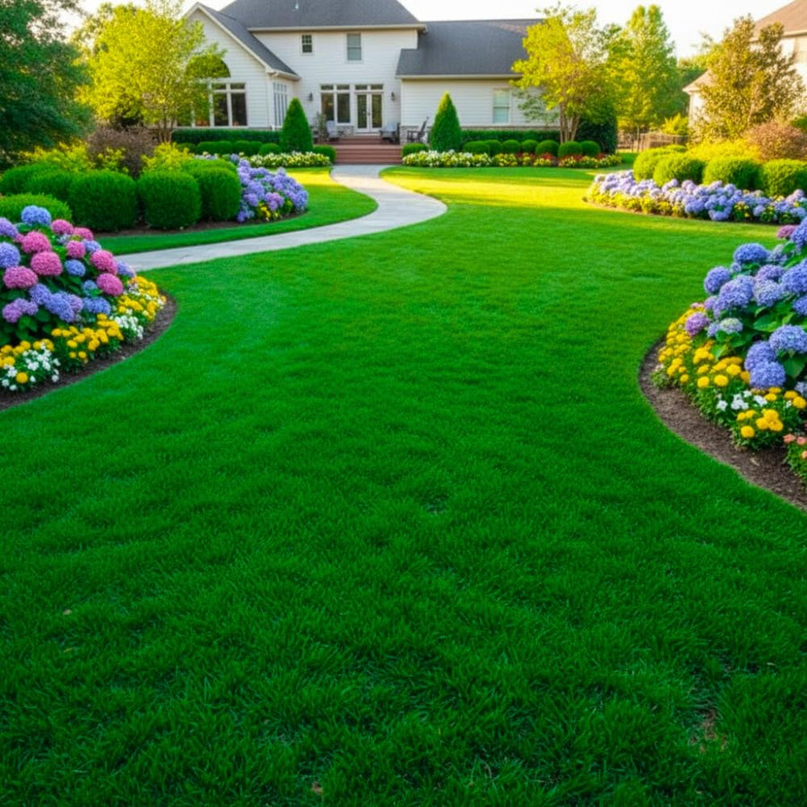 Set of 12000 Zoysia Grass Seed for Lawn, Zoysia Grass Seeds, Soft Dense Green Coverage, Green Grasses for Ground Cover, Front Yard, Backyard or Landscape