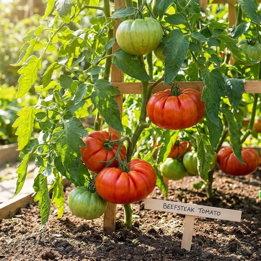Set 500 Beefsteak Tomato Seeds for Planting, Beefsteak Tomato Seeds, Heirloom Vegetable Plant Live for Planting Outdoor Garden