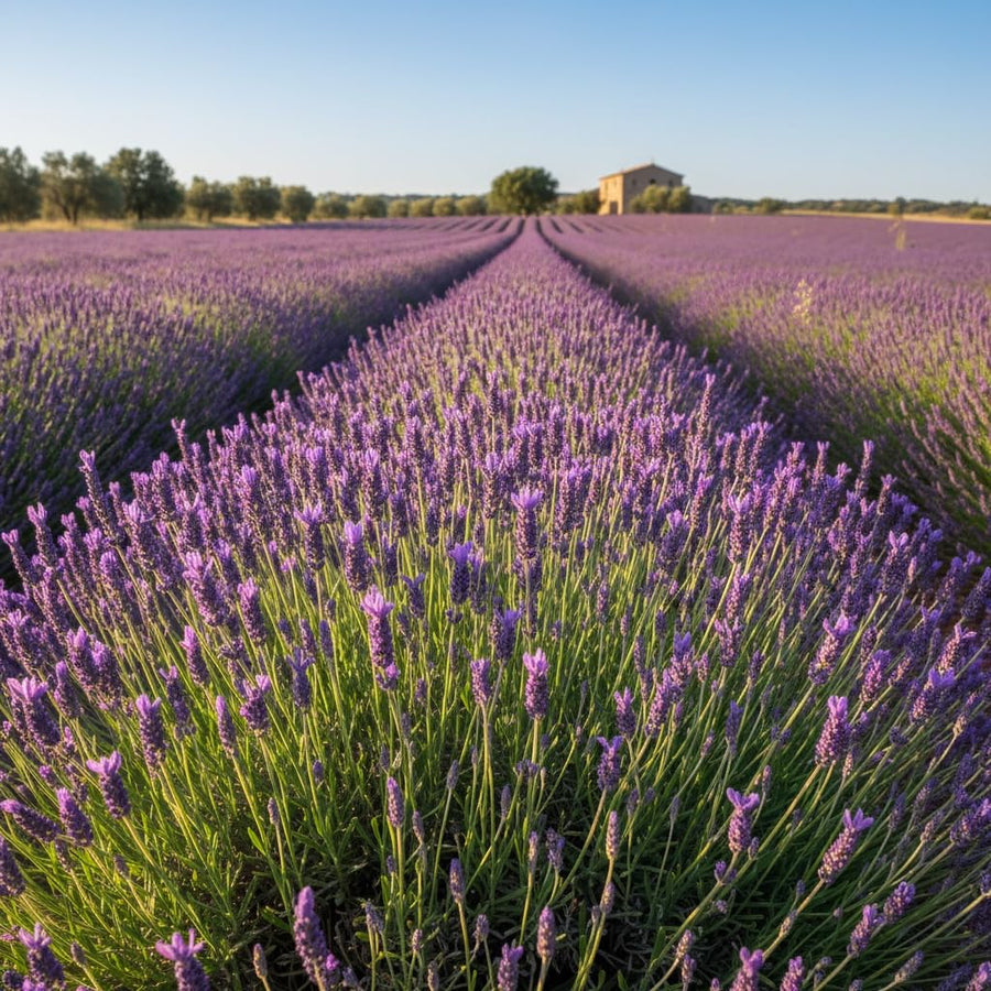 Lavender Plant Live in 3'' Pot, Fragrant Lavender Flowering Herb for Indoor Outdoor Planting, Ready to Grow (Purple Lavender)