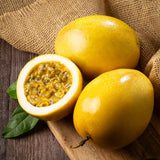 Live Passionfruit Plant Vine - 6 to 8 Inches Tall, Hardy and Fruit-Bearing, Yellow Passion Fruit Tree Live Plant, for Planting Home Gardens and Containers