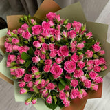 TANKDA Mini Rose Bush, Miniature Rose Flowers in 3'' Pot, Compact Flowering Rose for Indoor Outdoor Gardens and Containers (Pink Roses)