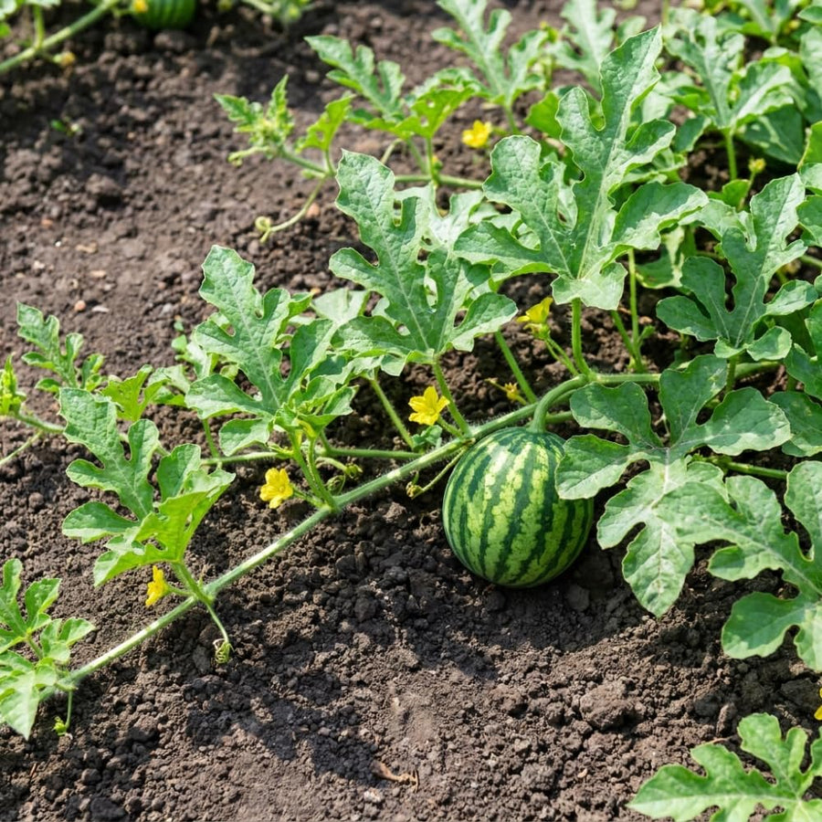 Pack of 50 Sugar Watermelon Seeds, Red Watermelon Live Plant, Sweet Fruit, Melon Seed for Outdoor Garden and Home Growing