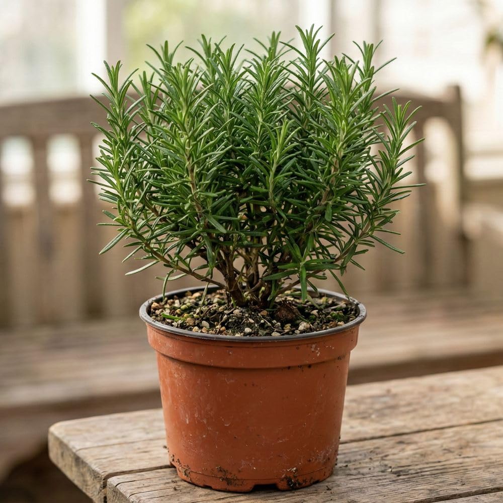 Upright Rosemary Live Plant 4-7 Inches, Hardy, Fragrant Herb for Pots and Containers Growing