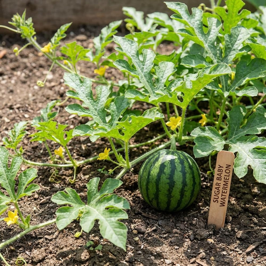 Set 100 Sugar Watermelon Seeds for Planting, Sweet Watermelon Fruit Plant, Sweet Melon Seed for Outdoor Gardening