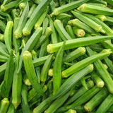 2 Green Okra Plants Live for Planting, Vegetable Plant, 4-8 Inches Tall, High Yield Garden Okra for Beds, Containers, Patio