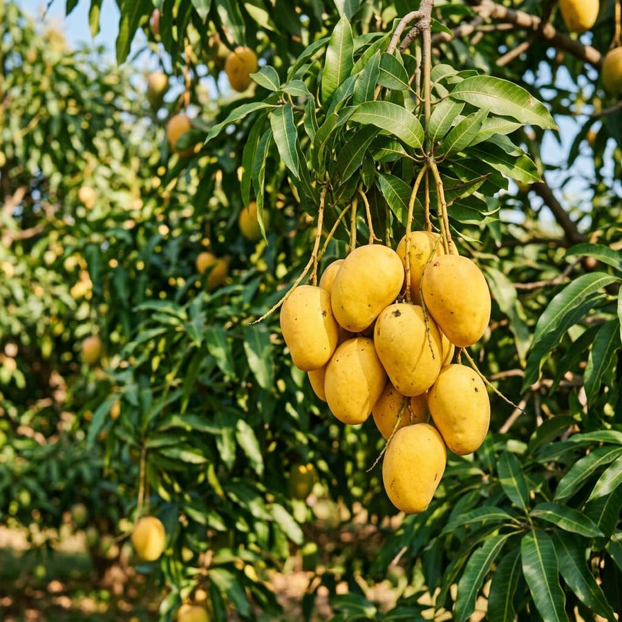 Sweet Mango Tree Live Plant, 22-26'' Tall in Gal Pot, High-Yielding Tropical Fruit Tree for Outdoor Garden Planting