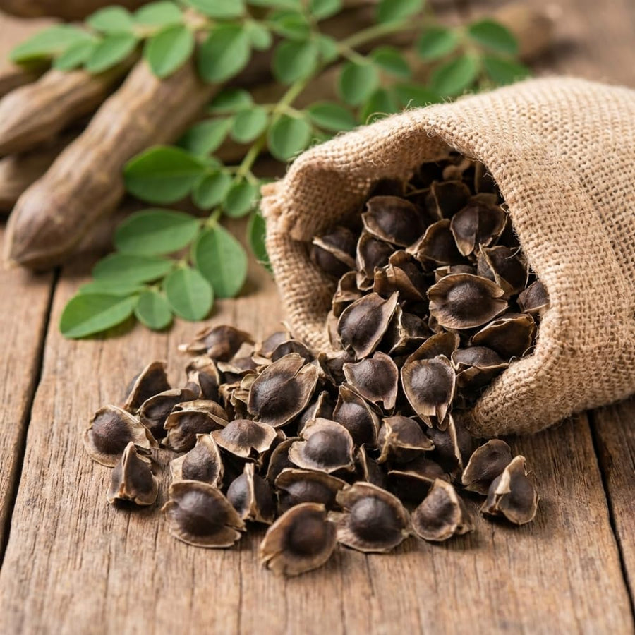 Pack of 50 Moringa Seeds for Planting, Moringa Oleifera Seeds, Fast Growing, Easy Care Seed for Container and Outdoor Planting
