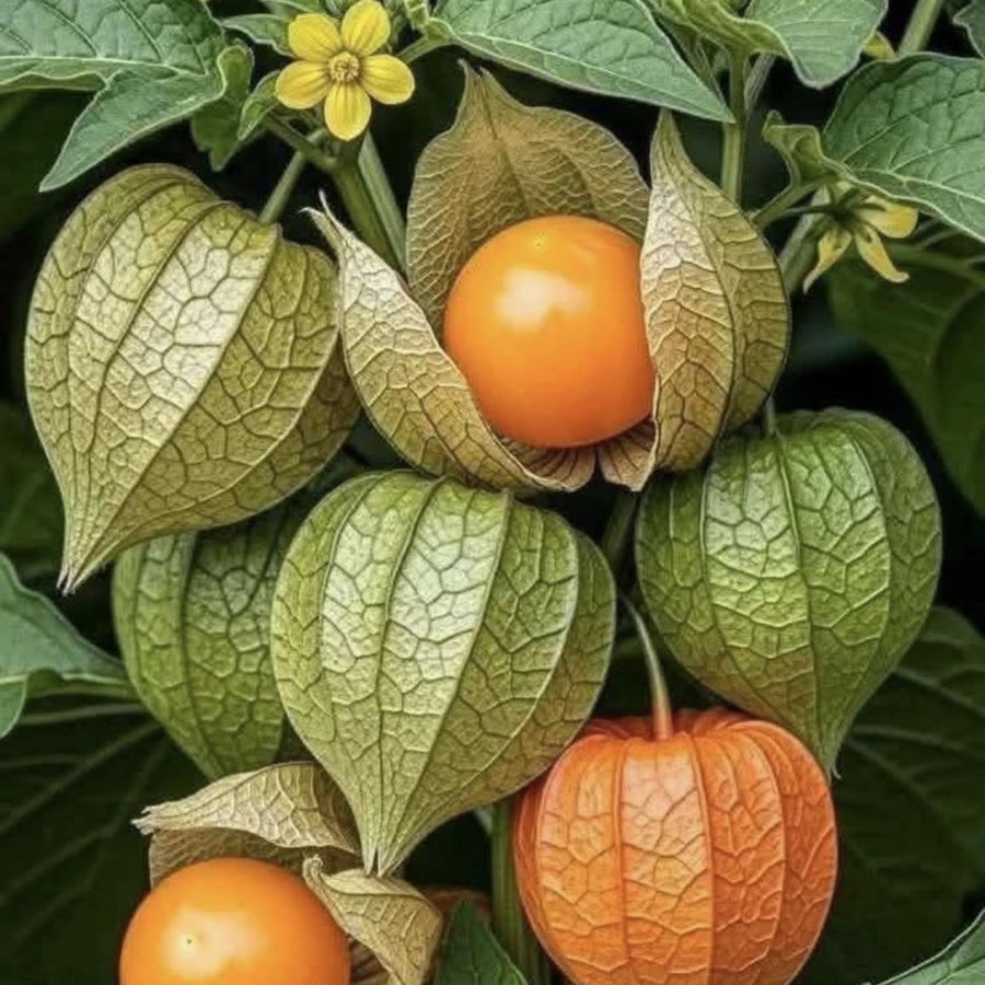 Sets 3 Gooseberry Bushes Live Plants, 4-7 Inches Ground Cherry Tree Live Plant Tomatillo Tomato for Outdoor Garden Planting Spring