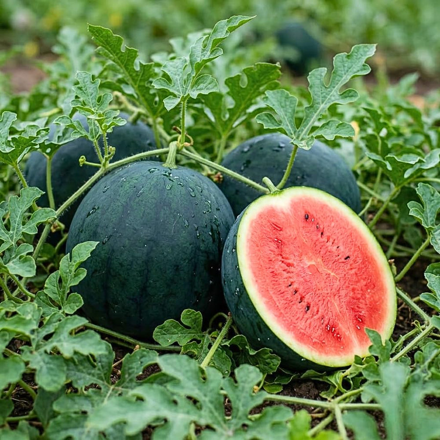 Set 100 Sugar Watermelon Seeds for Planting, Sweet Watermelon Fruit Plant, Sweet Melon Seed for Outdoor Gardening