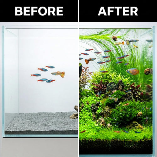 100 Aquarium Grass Seeds for Planting, Freshwater Aquarium Ground Cover Seeds, Fast-Growing Fish Tank Plants, Aquatic Plant Seeds