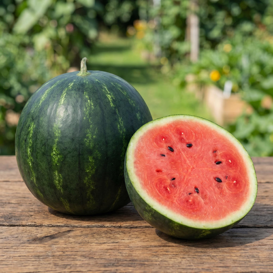 50 Sugar Watermelon Seeds for Planting, Small Sweet Watermelon Seeds, Garden Fruit Seeds for Outdoor or Container Growing