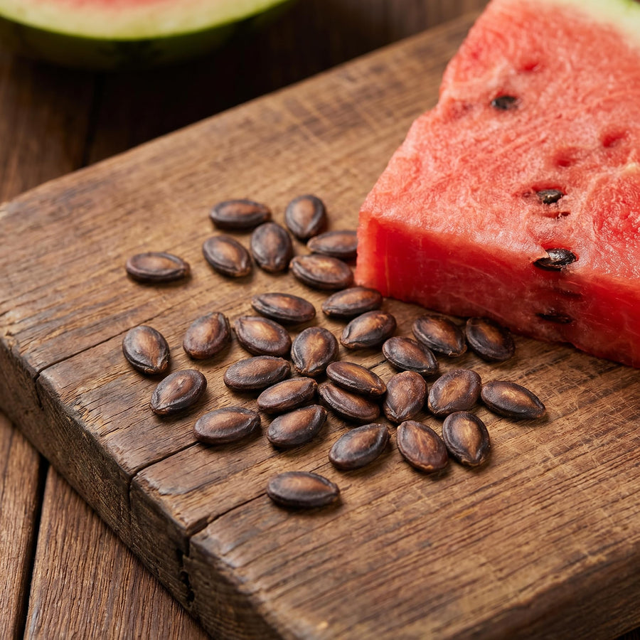 50 Sugar Watermelon Seeds for Planting, Small Sweet Watermelon Seeds, Garden Fruit Seeds for Outdoor or Container Growing