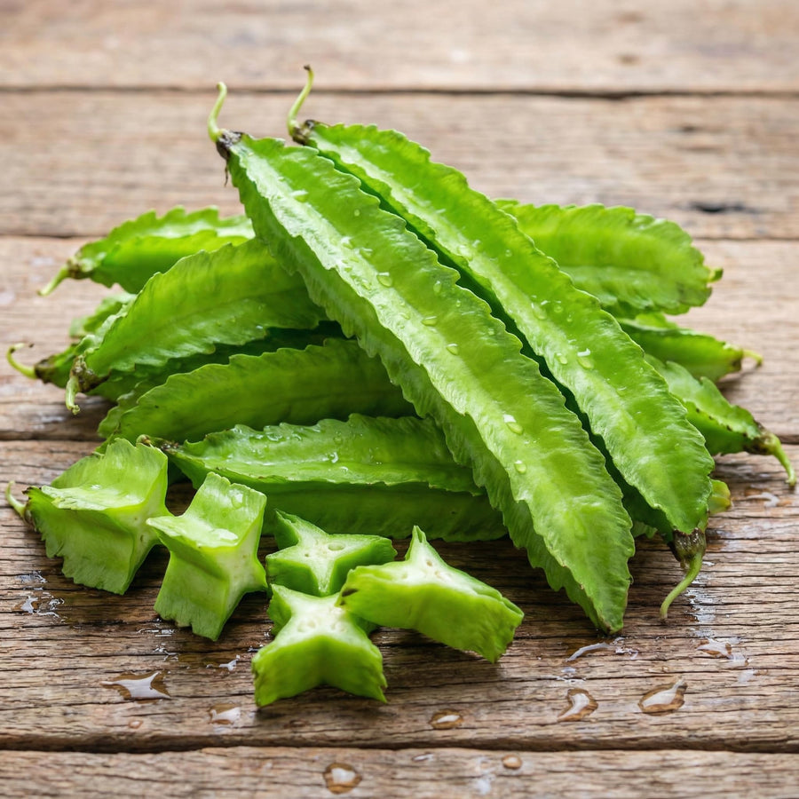 10 Winged Bean Seeds for Planting, Tropical Vegetable Seeds, Climbing Bean Vine Seeds for Garden and Trellis Growing