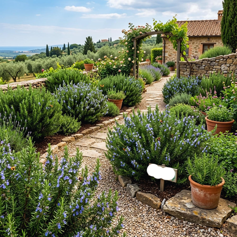 Rosemary Plant Live in Pot, Live Rosemary Plant, 8 Inches in Height, Fragrant Herb Plants