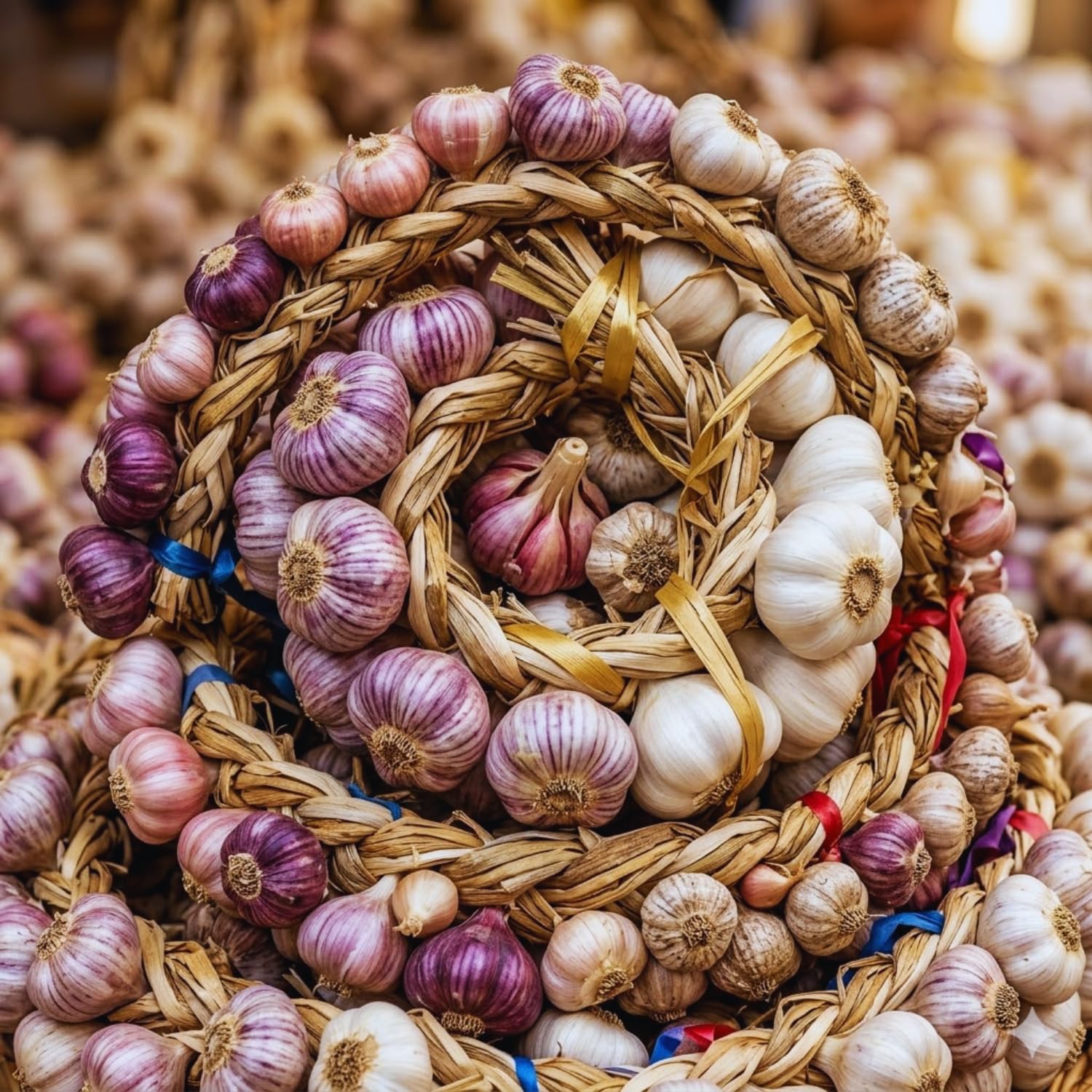 4 Mix Garlic Bulbs for Planting, Garlic for Planting, High-Yield Hardy Garlic for Garden