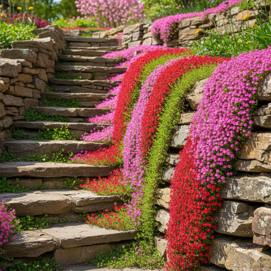 7000 Creeping Thyme Seeds for Planting, Ground Cover Herb Seeds for Garden, Low Growing Thyme for Lawn, Pathways or Rock Garden