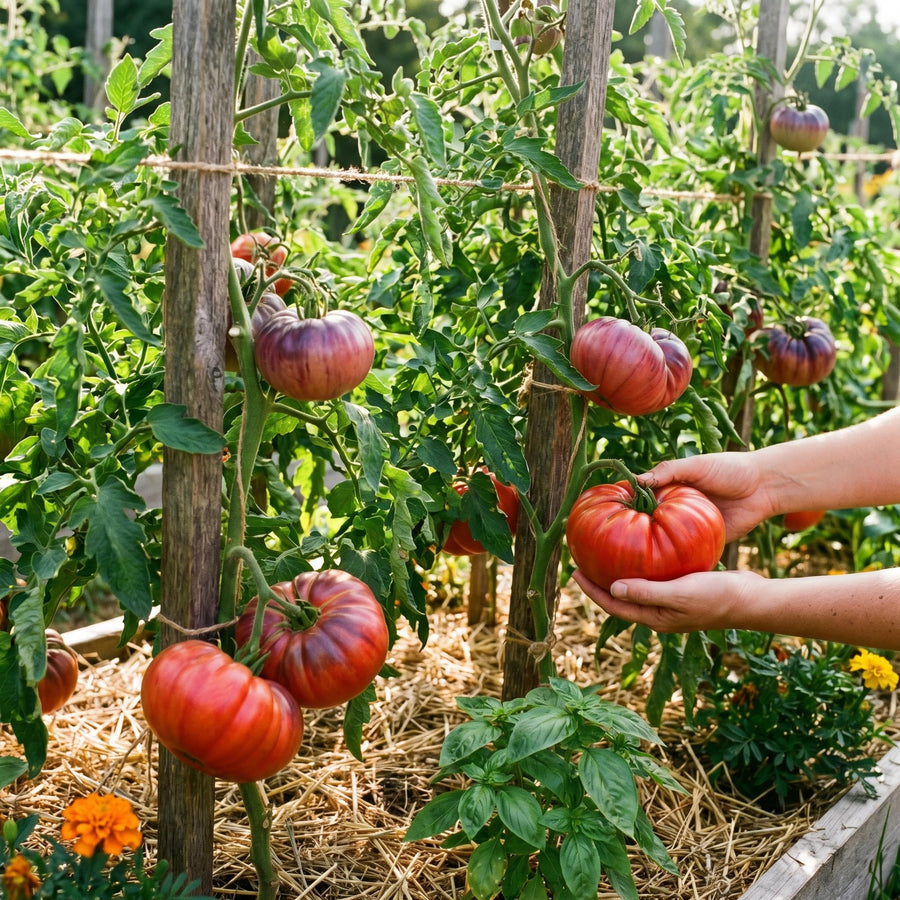 500 Beefsteak Tomato Seeds for Planting, Large Tomato Vegetable Seeds, Garden Seeds for Outdoor Growing and Containers