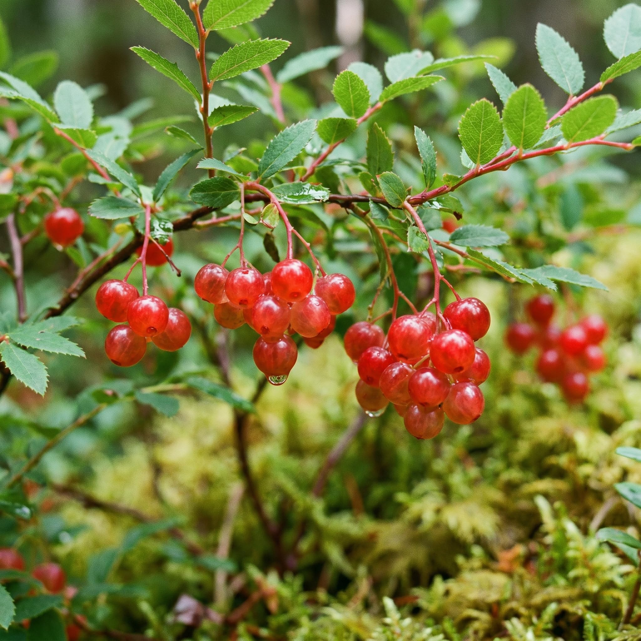 Huckleberry Bush Plant 6-12 Inches, Sweet Huckleberries Tree, Ready to Grow Indoor Outdoor, Well Rooted Potted Plant